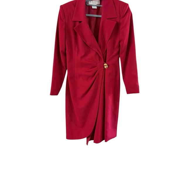 Jones New York Elegant Red Midi Dress - Picture 8 of 9